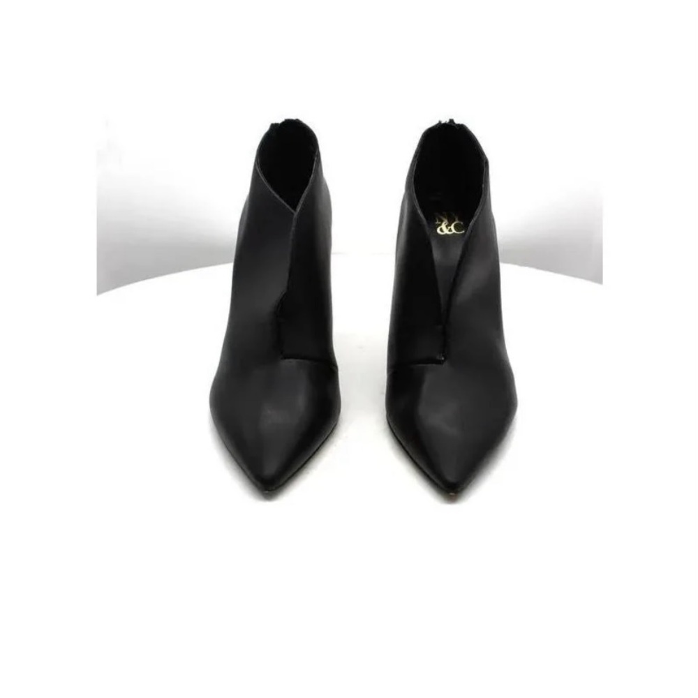 NWB NY&C Elegant Black Stiletto Heel Ankle Boots - Picture 2 of 7